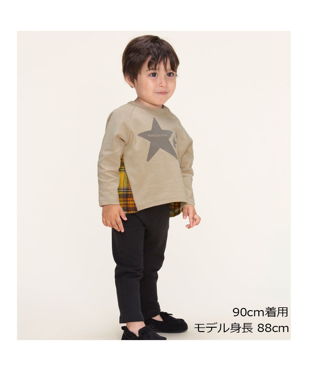 今季一番 mou jon 赤 紺色Ｔシャツ 星 車 2着セット econet.bi