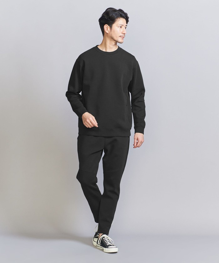 WEB限定 WARDROBE SMART】ダブルニット クルーネック スウェット