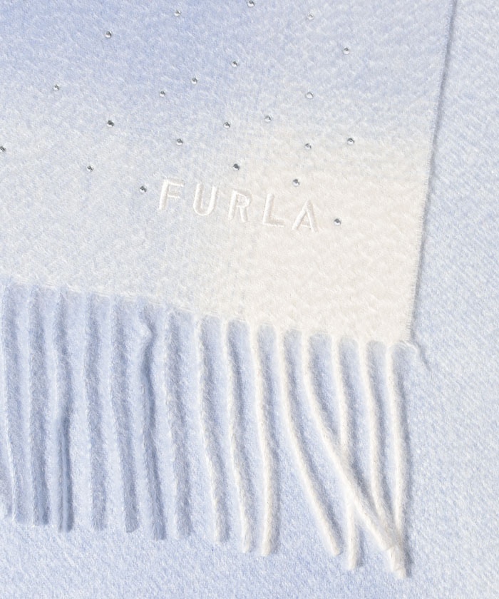 FURLA（フルラ）ラインストーン付きマフラー(504328517) | フルラ(FURLA) - d fashion