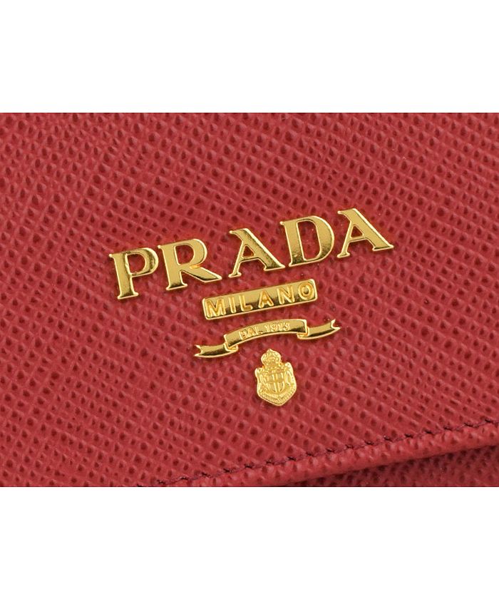 クーポン】【PRADA(プラダ)】PRADA プラダ 長財布 パスケース付き