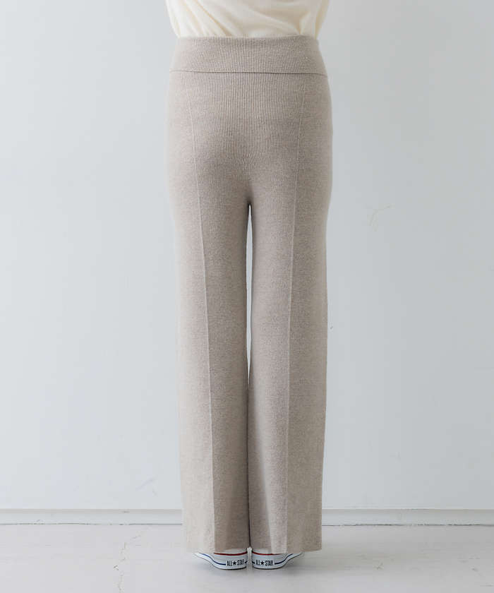 セール】【セットアップ対応】ファインウールニットパンツ