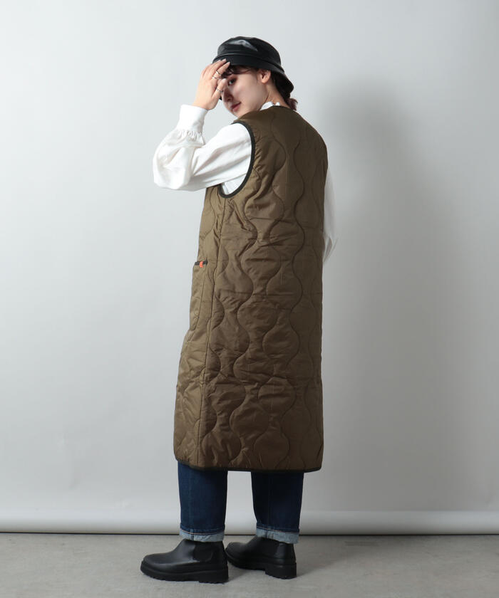 UNIVERSAL OVERALL  QUILT LONG VEST