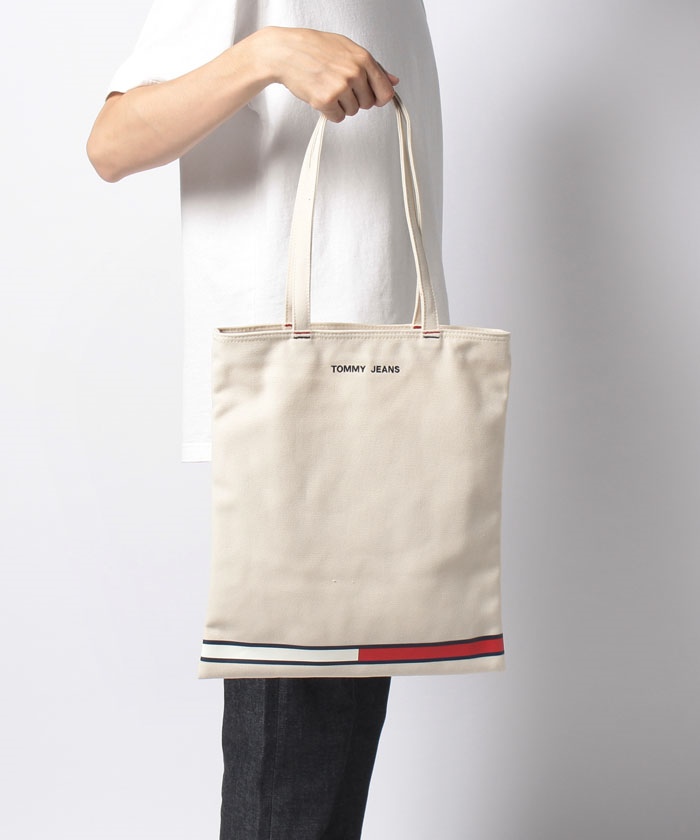 セール】トミージーンズ TOMMY JEANS ロゴキャンバストート