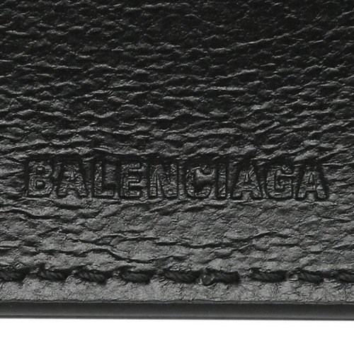 バレンシアガ 三つ折り財布 キャッシュ ミニ ウォレット ブラック メンズ レディース Balenciaga 1izi3 1090 バレンシアガ Balenciaga D Fashion