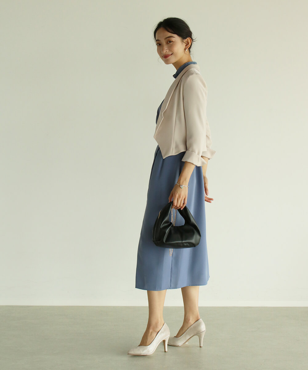 新品　ヤマダヤ　Rire Fete ペプラムデザインヘムショートジャケット Rire Fete デザインヘムショートジャケット