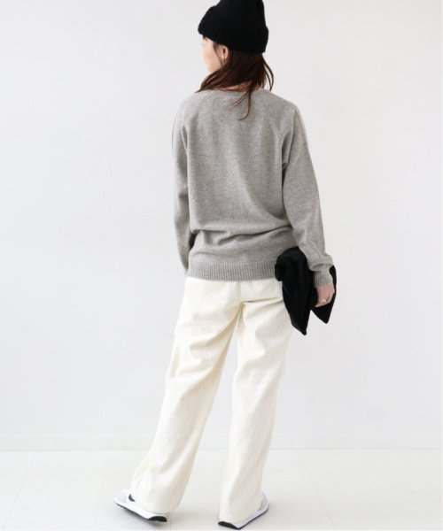 【WILLIAM LOCKIE/ウィリアムロッキー】CREW－NECK RAGLAN L/SL PO：ニット◆