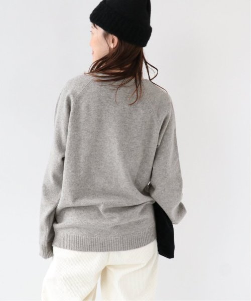【WILLIAM LOCKIE/ウィリアムロッキー】CREW－NECK RAGLAN L/SL PO：ニット◆
