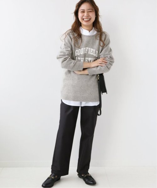【WILLIAM LOCKIE/ウィリアムロッキー】CREW－NECK RAGLAN L/SL PO：ニット◆