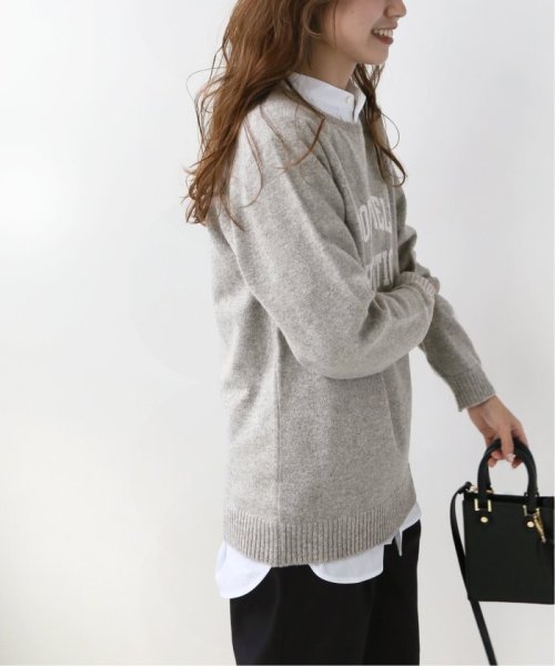 【WILLIAM LOCKIE/ウィリアムロッキー】CREW－NECK RAGLAN L/SL PO：ニット◆