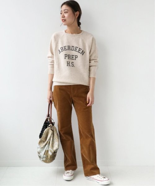 【WILLIAM LOCKIE/ウィリアムロッキー】CREW－NECK RAGLAN L/SL PO：ニット◆
