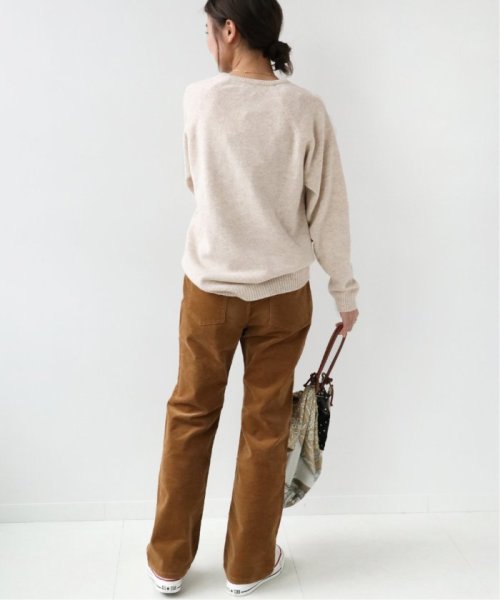 【WILLIAM LOCKIE/ウィリアムロッキー】CREW－NECK RAGLAN L/SL PO：ニット◆