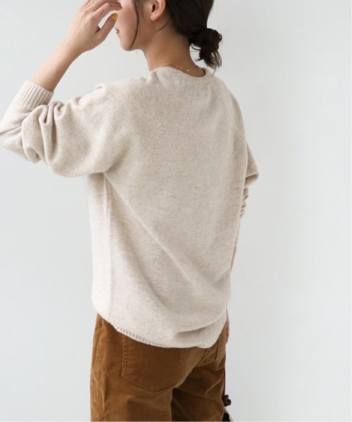 【WILLIAM LOCKIE/ウィリアムロッキー】CREW－NECK RAGLAN L/SL PO：ニット◆