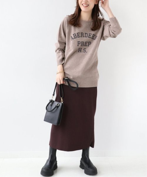 【WILLIAM LOCKIE/ウィリアムロッキー】CREW－NECK RAGLAN L/SL PO：ニット◆