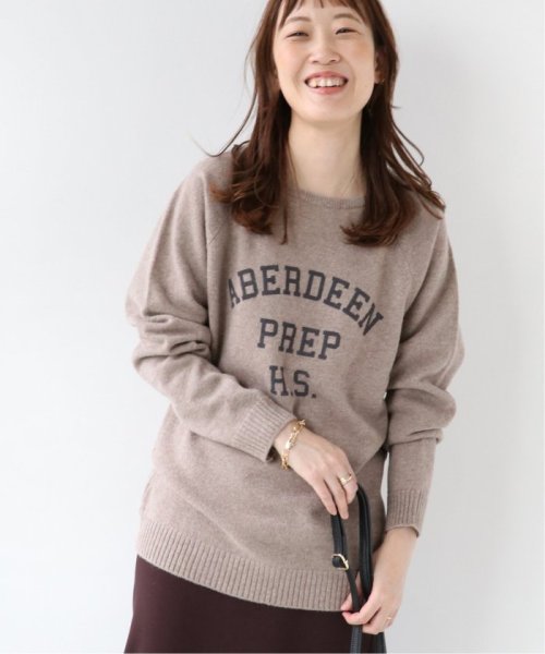 【WILLIAM LOCKIE/ウィリアムロッキー】CREW－NECK RAGLAN L/SL PO：ニット◆