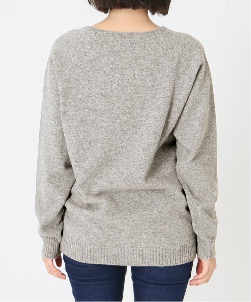 【WILLIAM LOCKIE/ウィリアムロッキー】CREW－NECK RAGLAN L/SL PO：ニット◆