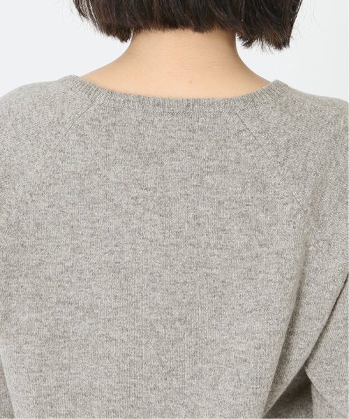 【WILLIAM LOCKIE/ウィリアムロッキー】CREW－NECK RAGLAN L/SL PO：ニット◆