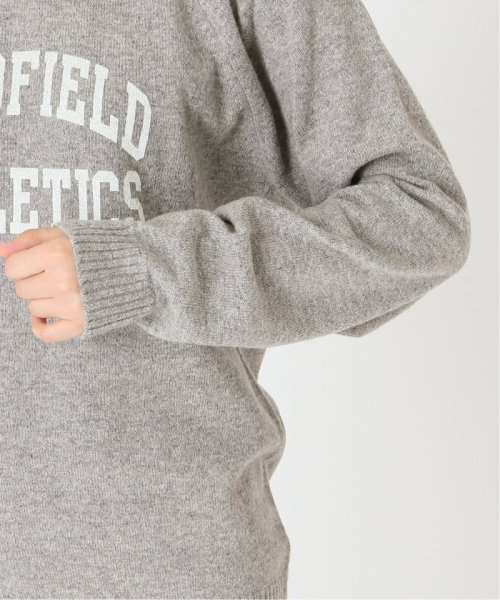 【WILLIAM LOCKIE/ウィリアムロッキー】CREW－NECK RAGLAN L/SL PO：ニット◆