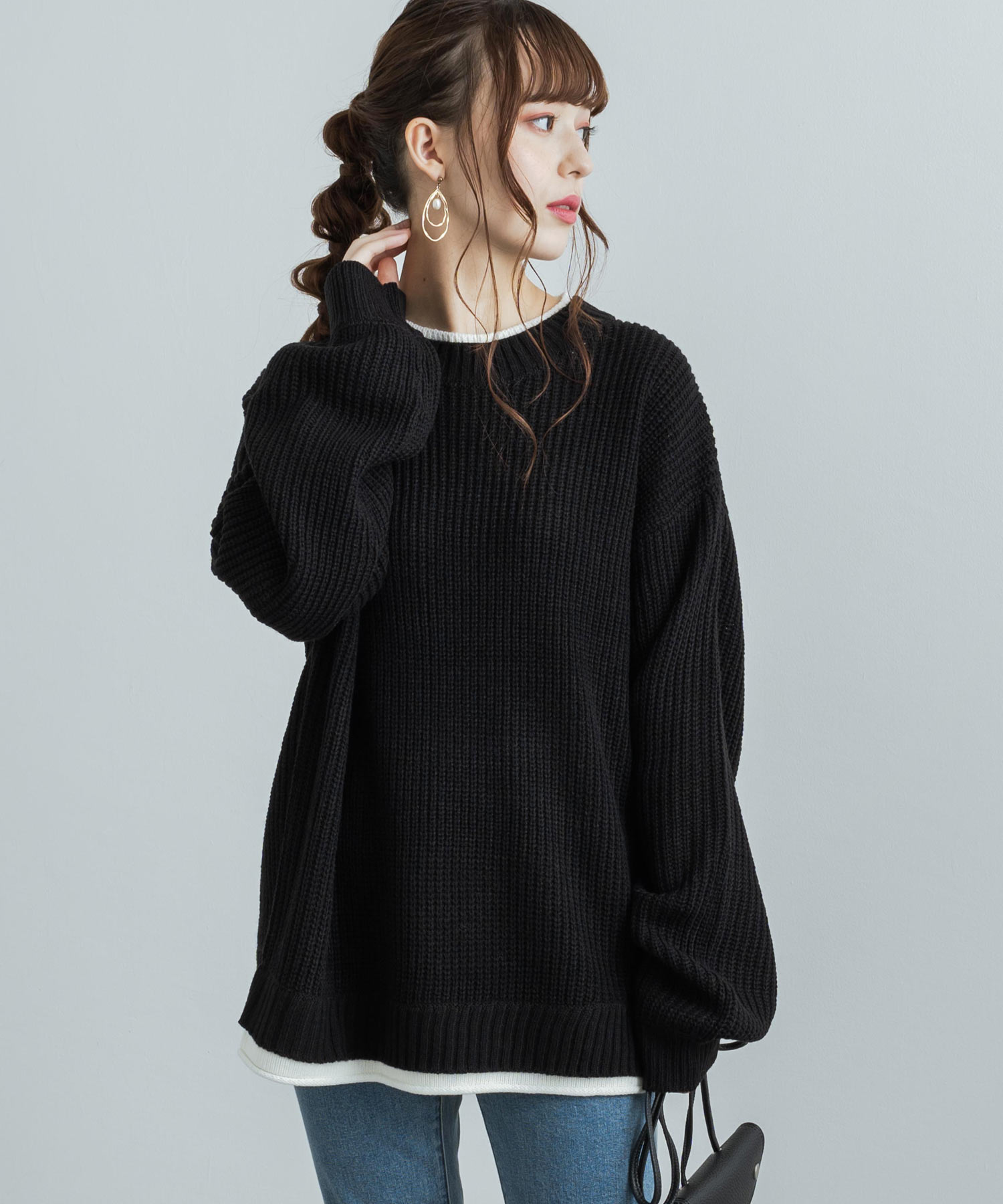 ROSSOPURO 売れ筋商品|||ロッソピューロ ニット&セーター アウター レディース Sweaters Black ロッソピューロ レディース ニット・セーター アウター Sweater