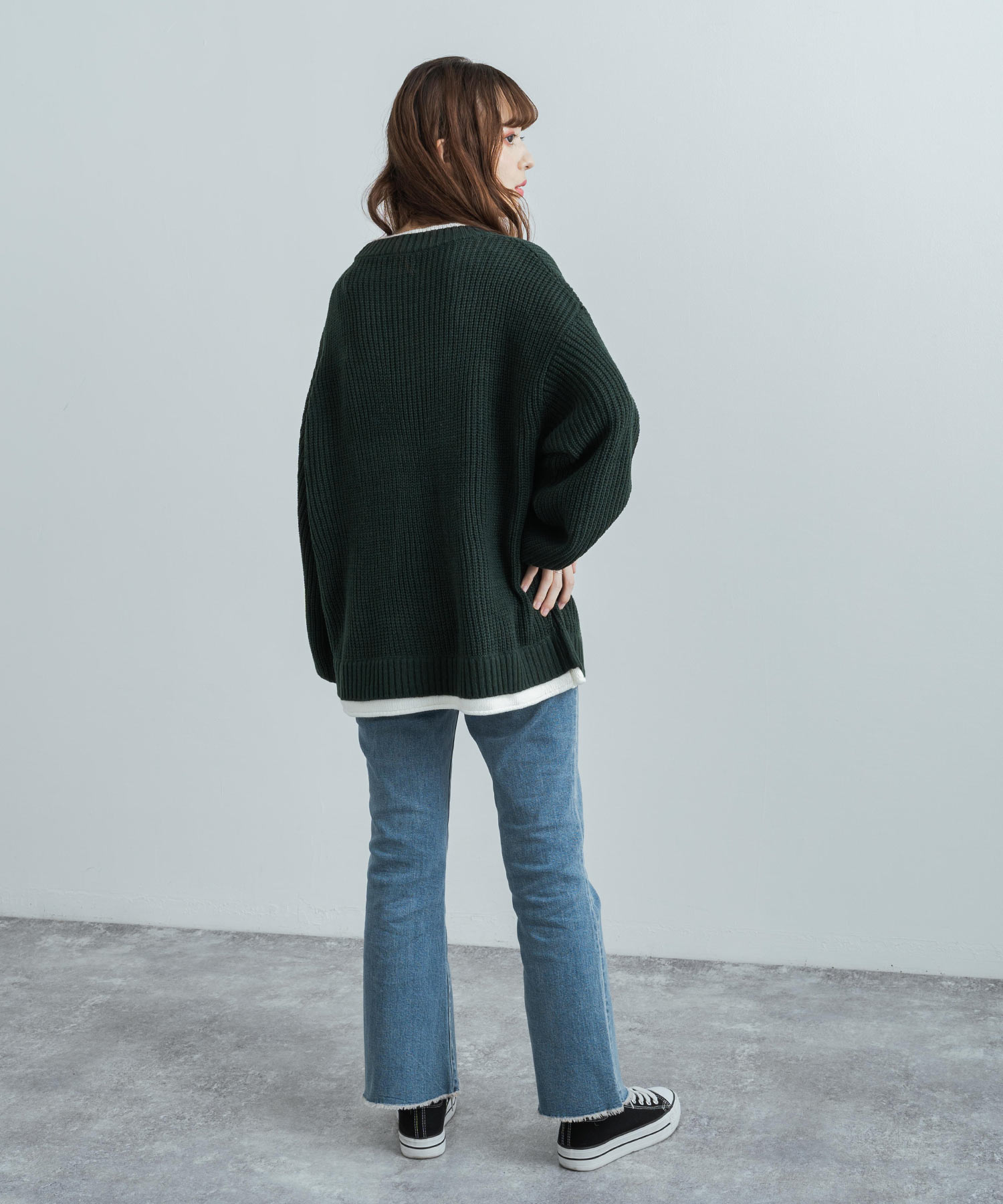 ROSSOPURO 売れ筋商品|||ロッソピューロ ニット&セーター アウター レディース Turtlenecks Green トップス ニット セーター レディース ポワン袖 長袖 ぽわん袖