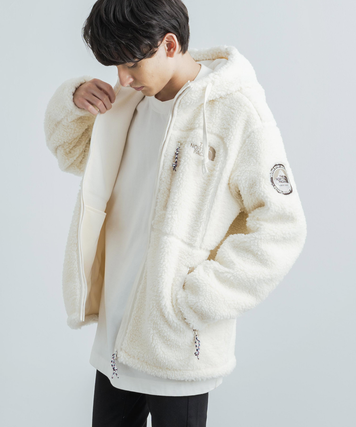 THE NORTH FACE ノースフェイス 韓国 PLAY GREEN FLEECE HOODIE ボア ...