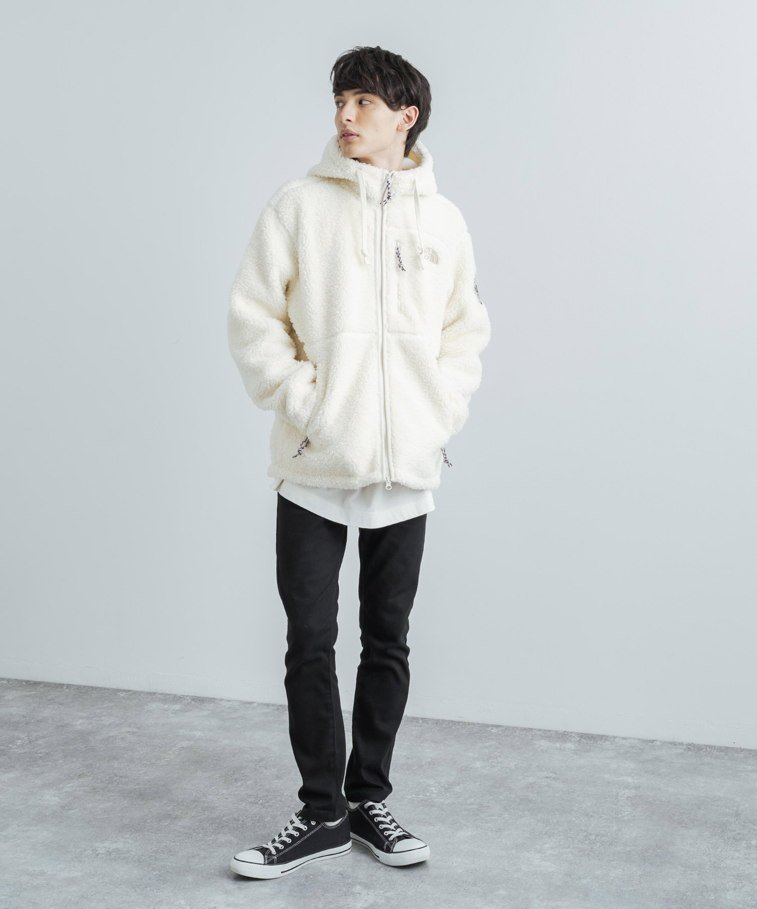 THE NORTH FACE ノースフェイス 韓国 PLAY GREEN FLEECE HOODIE ボア