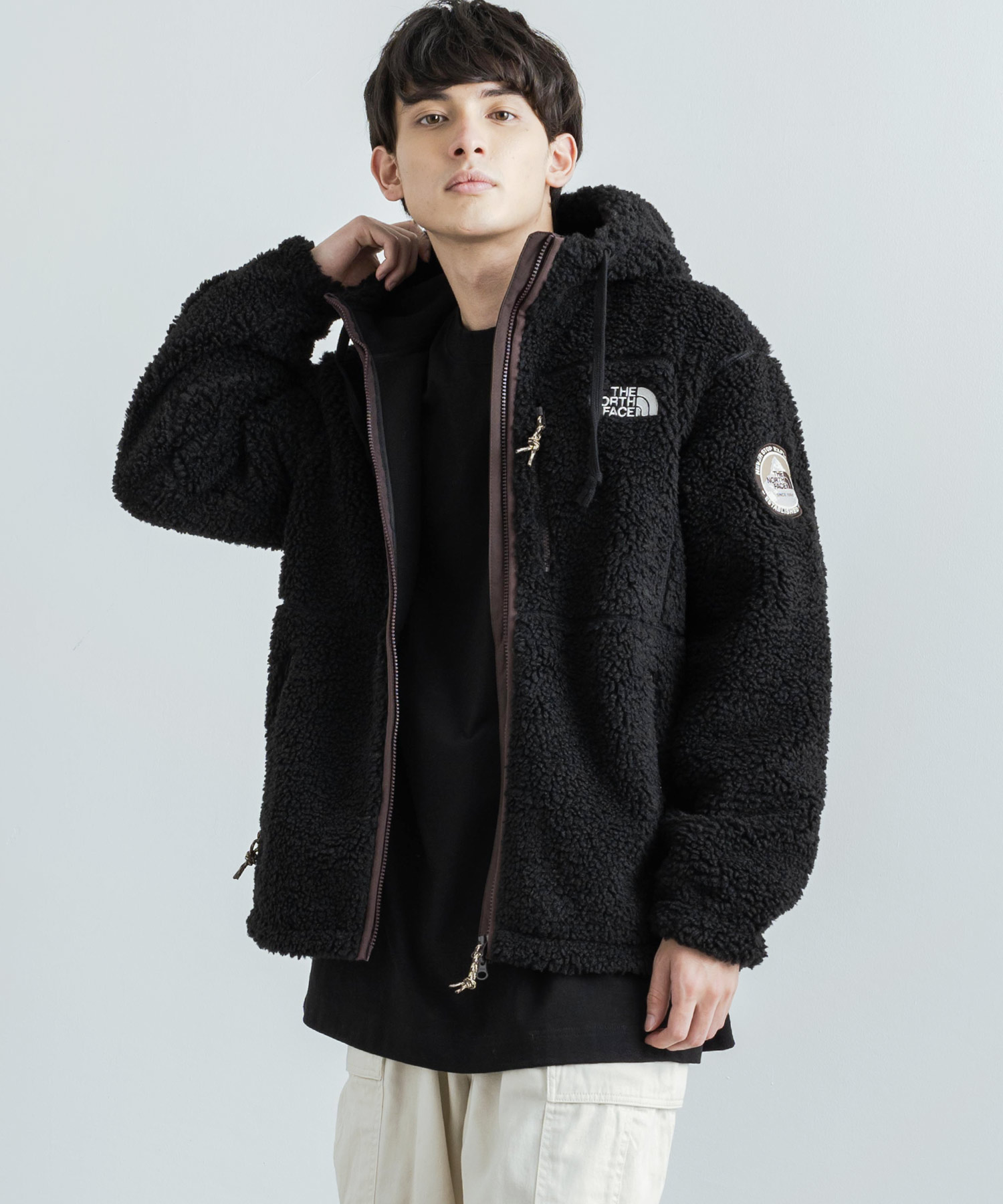 THE NORTH FACE ノースフェイス 韓国 PLAY GREEN FLEECE HOODIE ボア