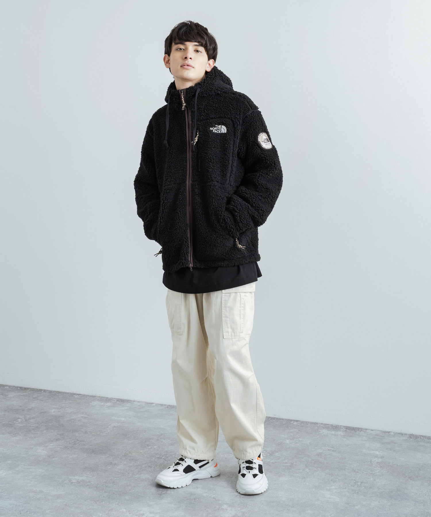 THE NORTH FACE ノースフェイス 韓国 PLAY GREEN FLEECE HOODIE ボア