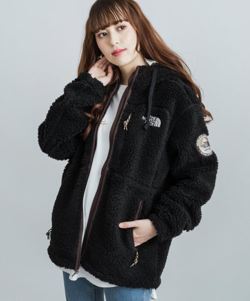 The North Face ノースフェイス 韓国 Play Green Fleece Hoodie ボアフリースジャケット メンズ レディース パーカー ブル ロッキーモンロー Rocky Monroe D Fashion