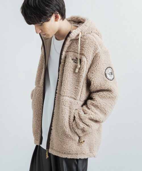 The North Face ノースフェイス 韓国 Play Green Fleece Hoodie ボアフリースジャケット メンズ レディース パーカー ブル ロッキーモンロー Rocky Monroe D Fashion