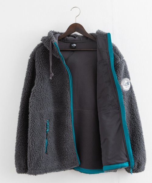 THE NORTH FACE ノースフェイス 韓国 PLAY GREEN FLEECE HOODIE ボアフリースジャケット メンズ