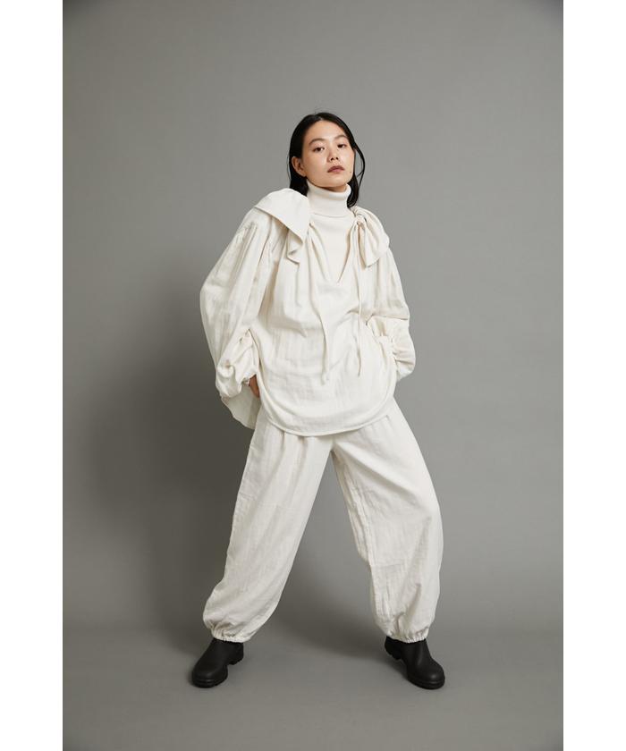 HeRIN.CYE】Mie wave gauze pullover-
