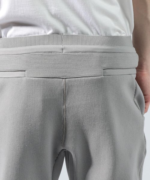ポリエステル ニットリブパンツ