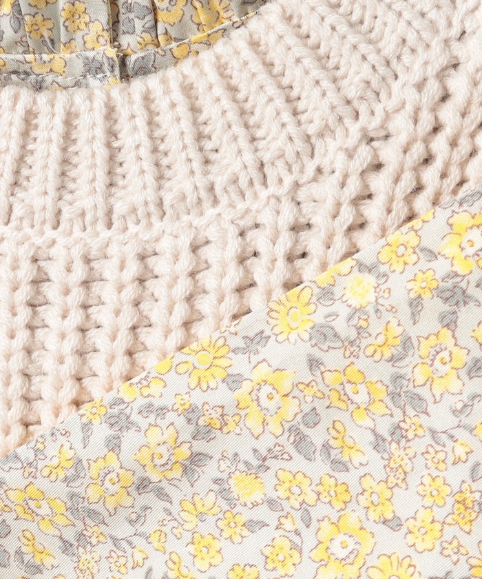petit main花柄ワンピース ベスト付き 110・フリー・80 3点セット セール 50%OFF】【リンク】花柄ワンピースベストセット