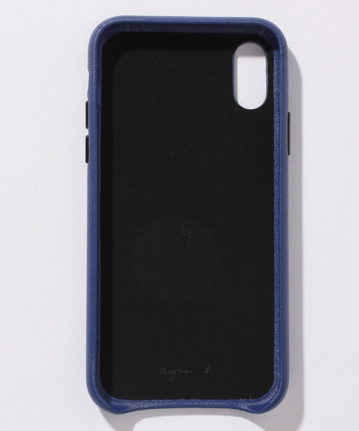 人気★agnes b. ロゴ iPhoneケース★iPhone XS対応 ギフトに最適 agnes b.□アニエスベー MA03−02 ロゴiPhoneケース XS対応 白黒