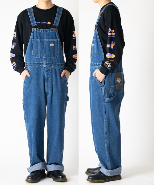 Dickies】 ディッキーズ デニム オーバーオール(504293418