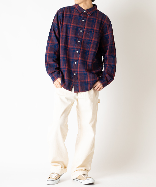 EDWIN】 エドウィン チェック レギュラー 長袖シャツ(504327646 EDWIN】 エドウィン チェック レギュラー 長袖シャツ(504327646