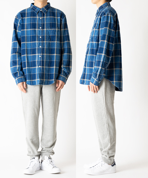 EDWIN】 エドウィン チェック レギュラー 長袖シャツ(504327646 EDWIN】 エドウィン チェック レギュラー 長袖シャツ(504327646