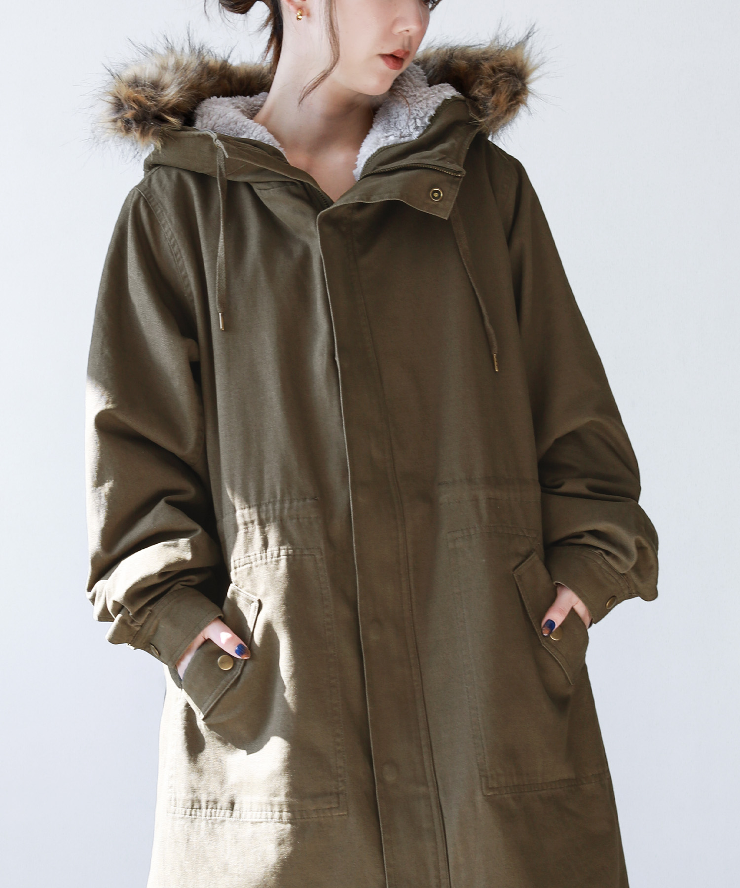 オシャレウォーカー osharewalker 『ライナー付き3wayモッズ オシャレウォーカー osharewalker 『ライナー付き3wayモッズ