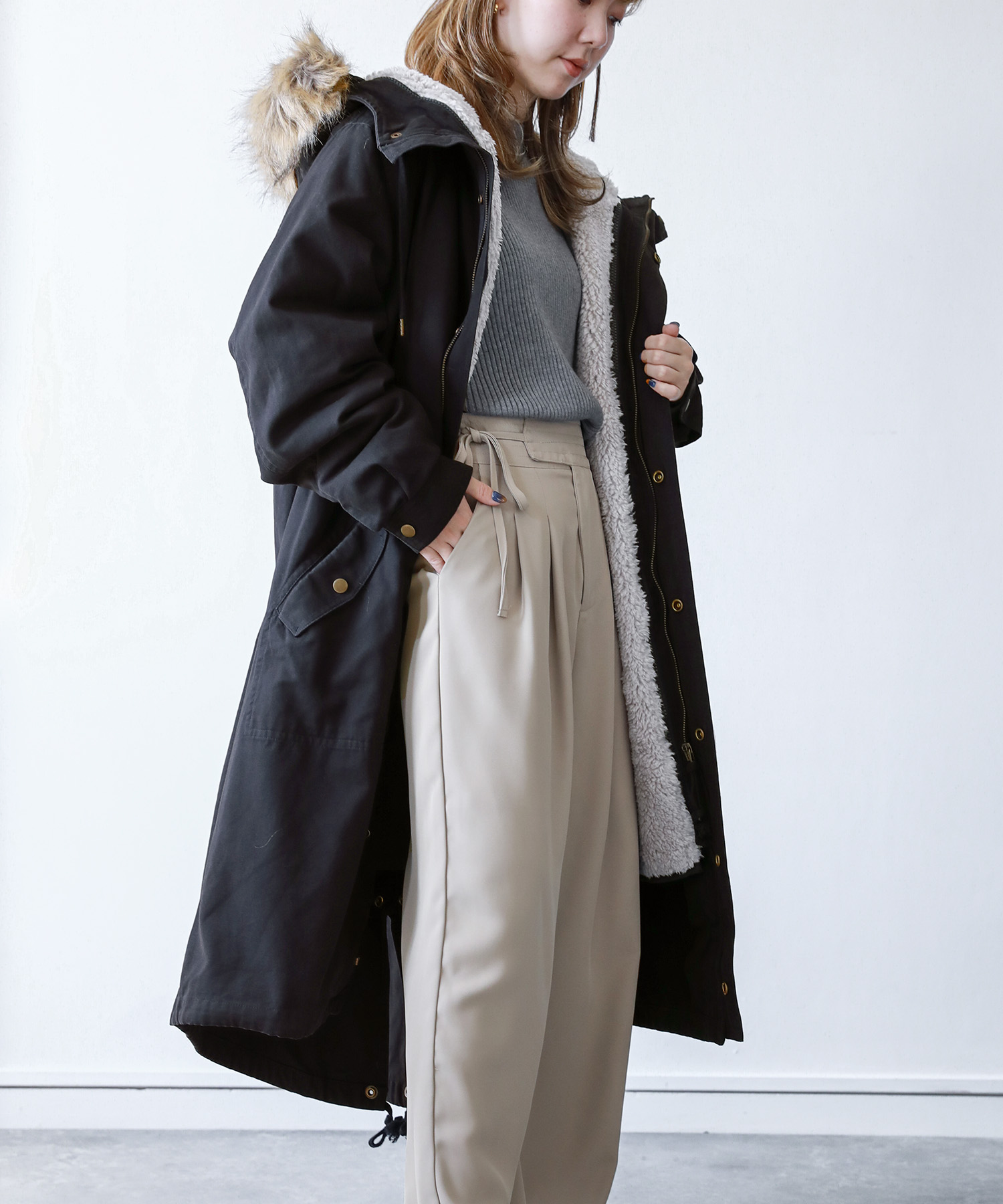 オシャレウォーカー osharewalker 『ライナー付き3wayモッズ オシャレウォーカー osharewalker 『ライナー付き3wayモッズ