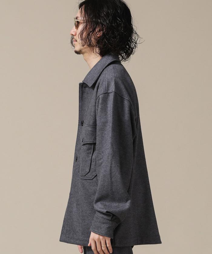 セール 70%OFF】ウール混ダンボールニットブルゾン(セットアップ