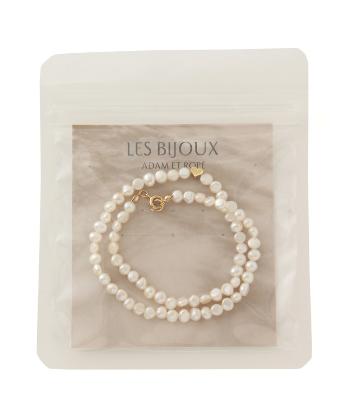 LES BIJOUX】ハートモチーフ淡水パールチョーカー(504337058 LES BIJOUX】ハートモチーフ淡水パールチョーカー(504337058