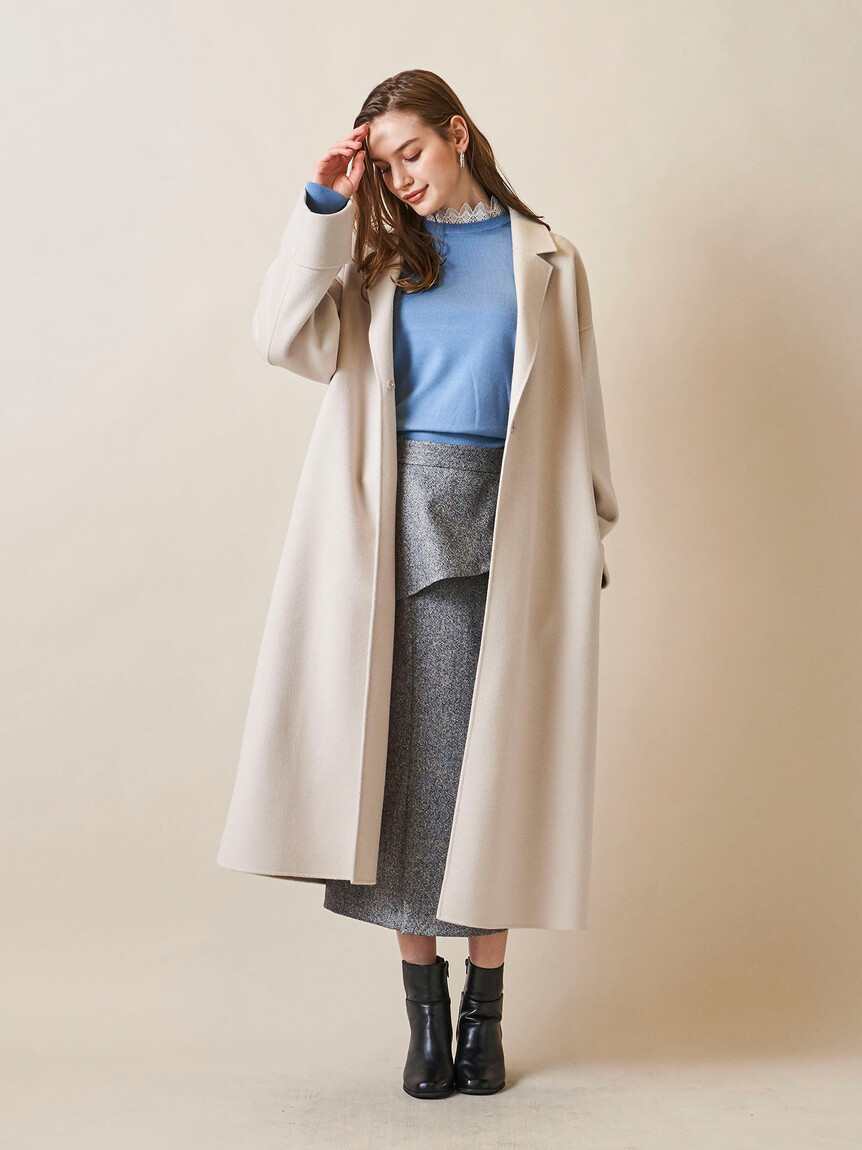 viaggio blu　ビアッジョブルー　コート　XSサイズ セール 60%OFF】ビアッジョブルー Viaggio Blu 【大きいサイズ