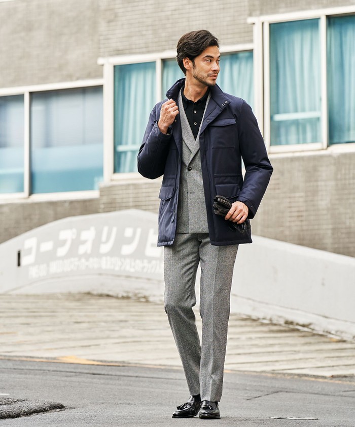 セール 30%OFF】【ZEGNA】ELECTA_ラミネート M65ブルゾンコート セール 30%OFF】【ZEGNA】ELECTA_ラミネート M65ブルゾンコート