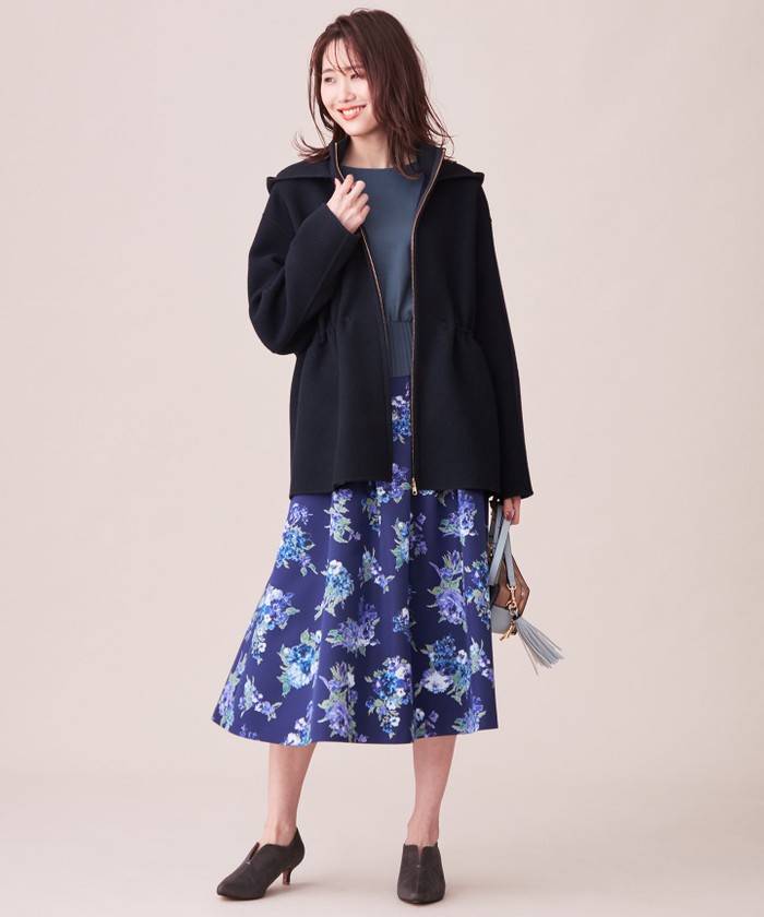 セール 30%OFF】【マガジン掲載】ウールリバー ショートコート セール 30%OFF】【マガジン掲載】ウールリバー ショートコート