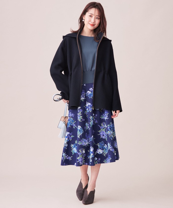 セール 30%OFF】【マガジン掲載】ウールリバー ショートコート セール 30%OFF】【マガジン掲載】ウールリバー ショートコート