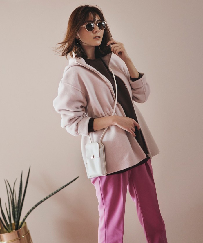 セール 30%OFF】【マガジン掲載】ウールリバー ショートコート セール 30%OFF】【マガジン掲載】ウールリバー ショートコート