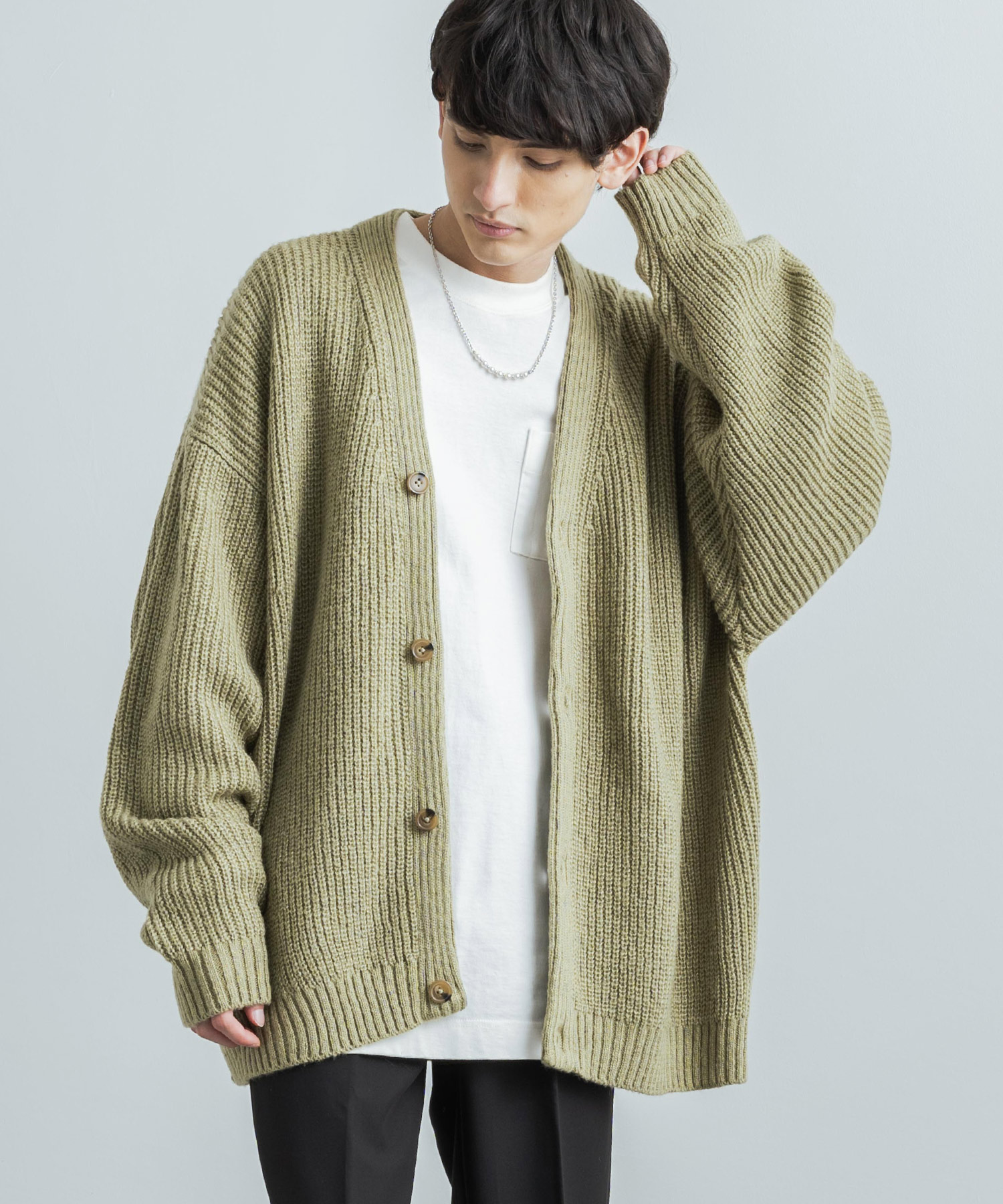 ロッキーモンロー Rocky Monroe ニット カーディガン メンズ ロッキーモンロー Rocky Monroe ニット カーディガン メンズ