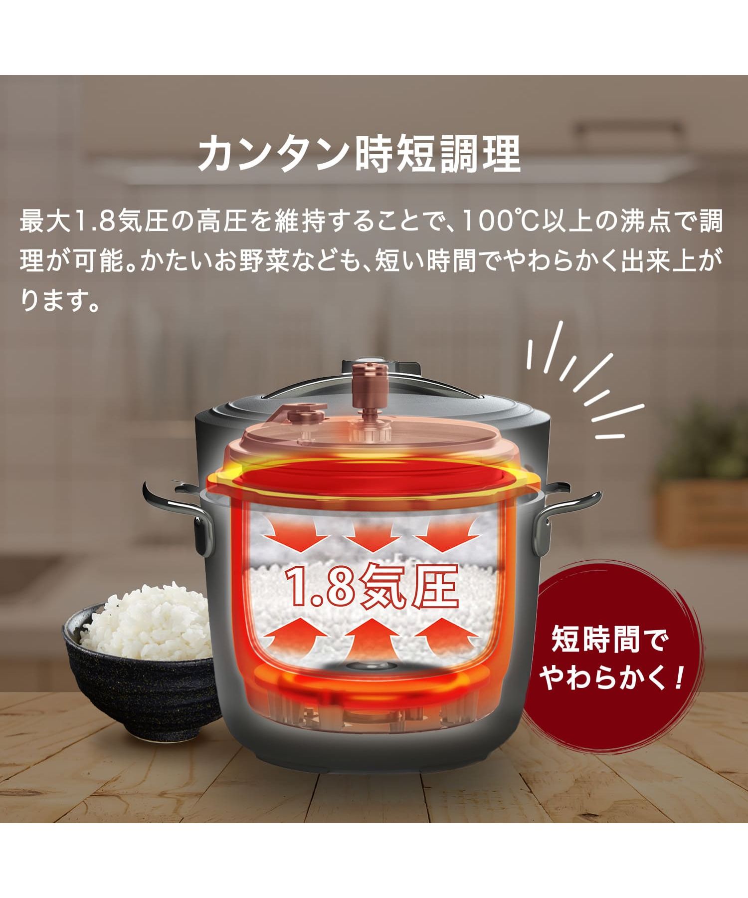 セール】リデ Re・De Re・De Pot リデポット 電気圧力鍋 電気