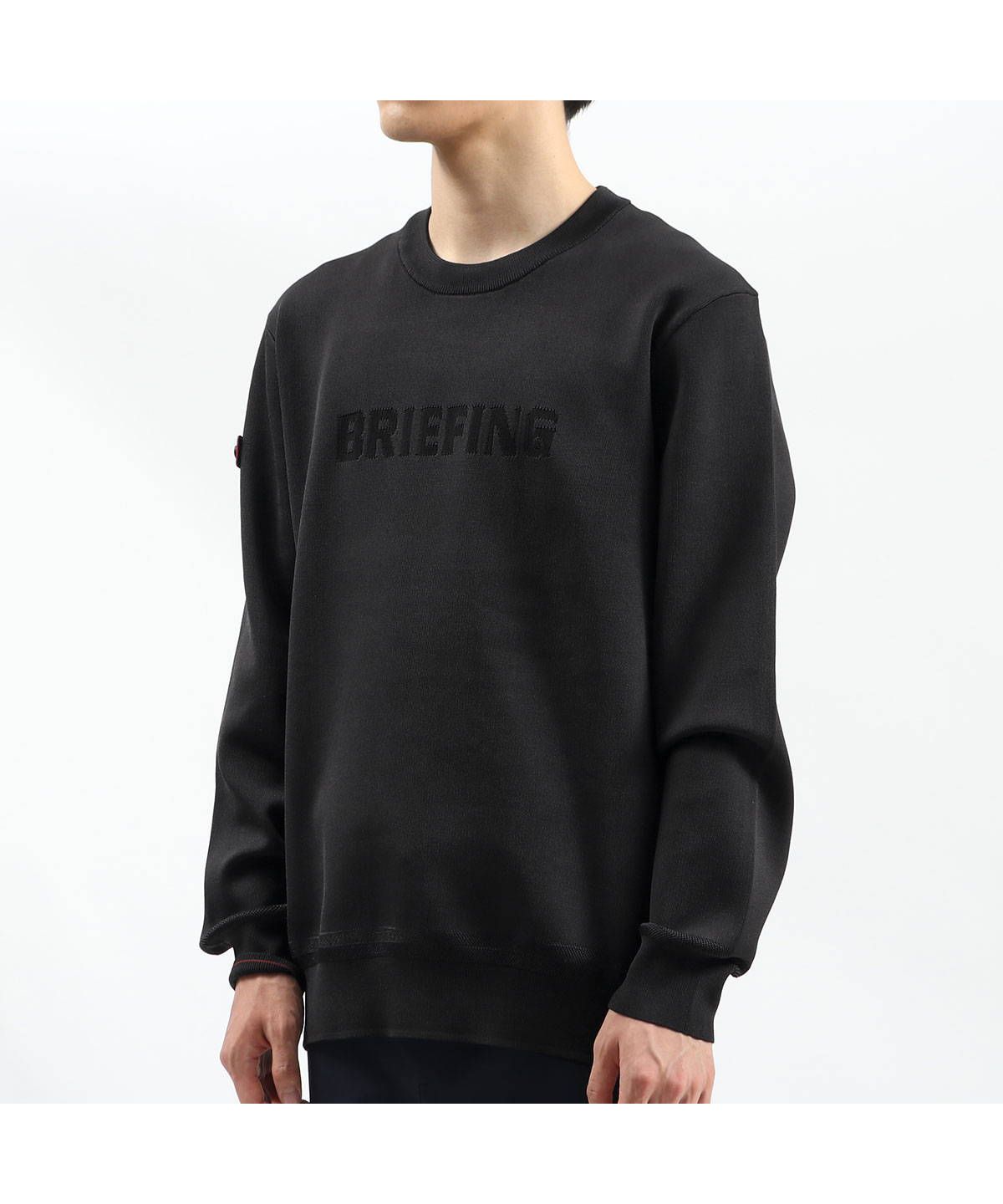 メンズウェア BRIEFING GOLF MENS WR CREW NECK KNIT ブリーフィング ゴルフ ウェア メンズ クルーネックニット