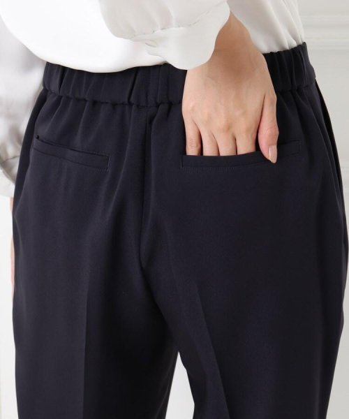【フォーマル/入卒/ママスーツ/洗える】ツイルテーパードパンツ